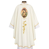 Our Lady of Guadalupe White Chasuble L5065