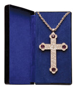 Purple Stone Pectoral Cross PC-500