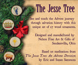 27ct Jesse Tree Wood Ornaments Set