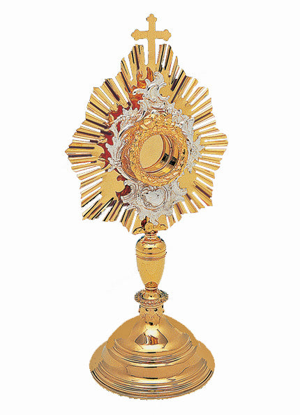 Baroque Gold Plated Reliquary -  no. 10-472