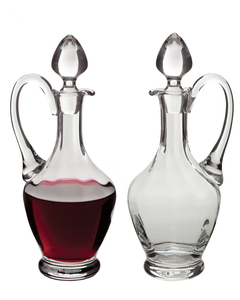 9-1/4 inches Imported Glass Cruet Set  12oz. capacity