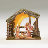 12 inch Scale Fontanini Holy Family Set with Italian Stable 54910