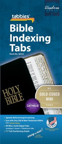 Mini Catholic Bible Tabbies for Travel Size Bibles