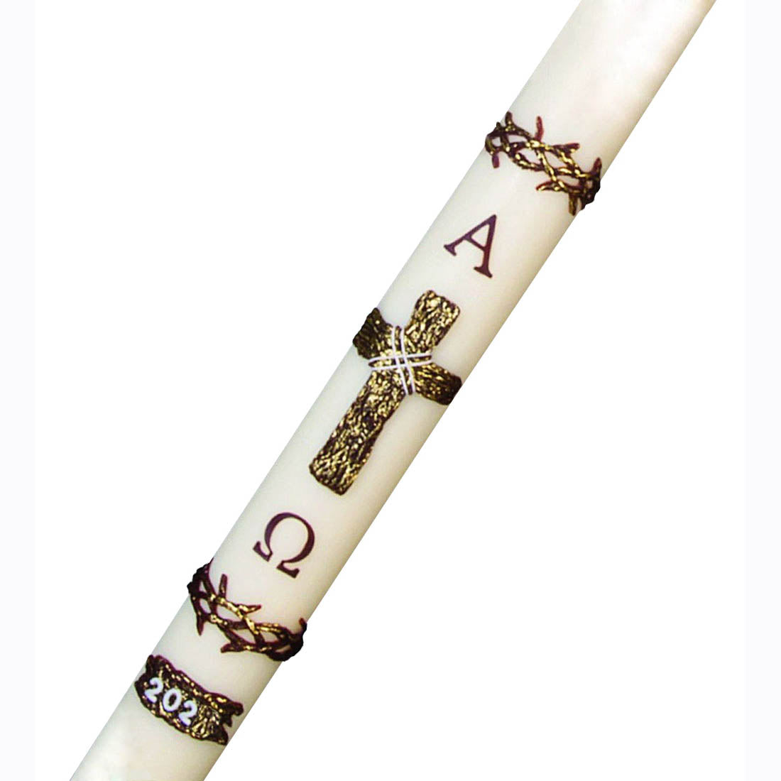 Crown of Thorns Paschal Candle - All Sizes