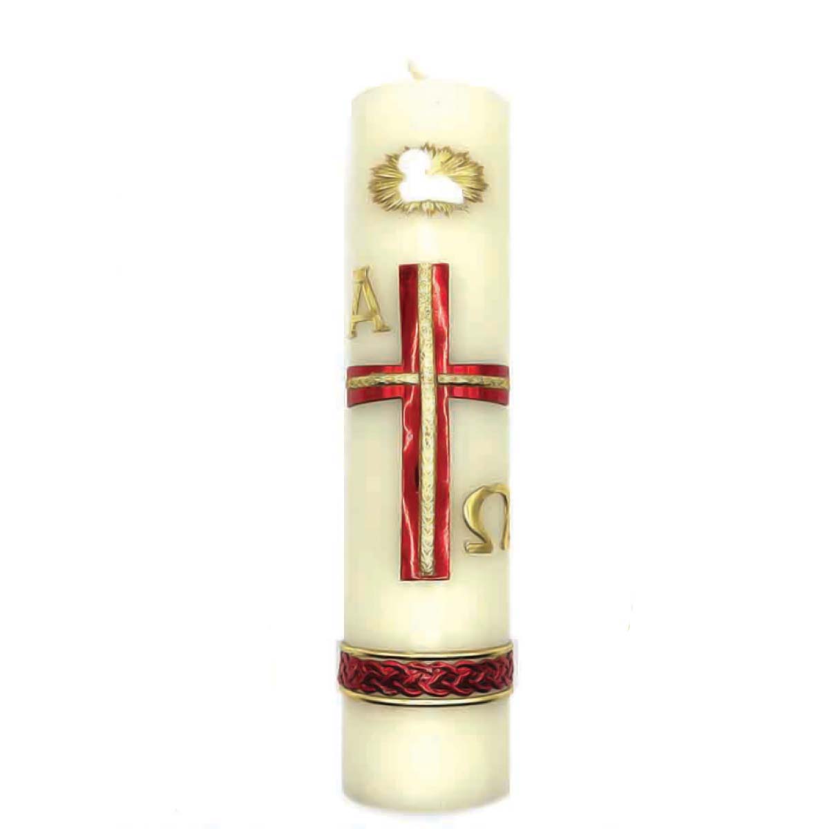 11x2 inch Classic Red Cirios Candle