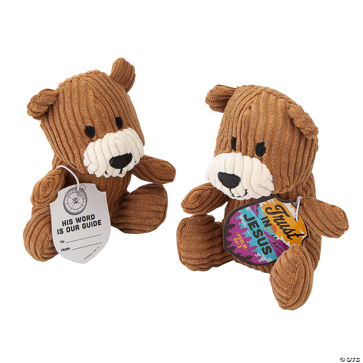 Tender Love Plush Brown Bear with Trust in Jesus Card
