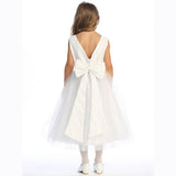 Sleeveless Baptism Dress for Toddlers BL255B