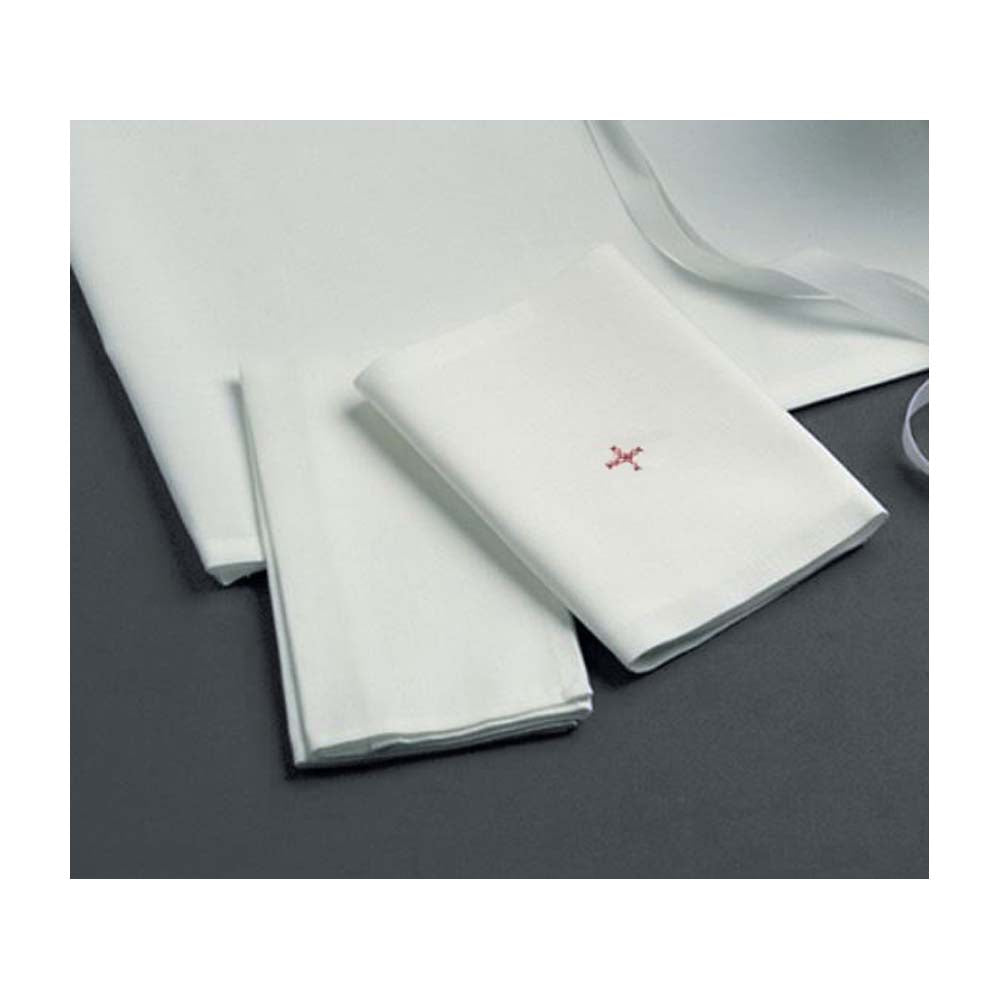 Linen Cotton Lavavbo Towel 10x14" Red Cross - 79L