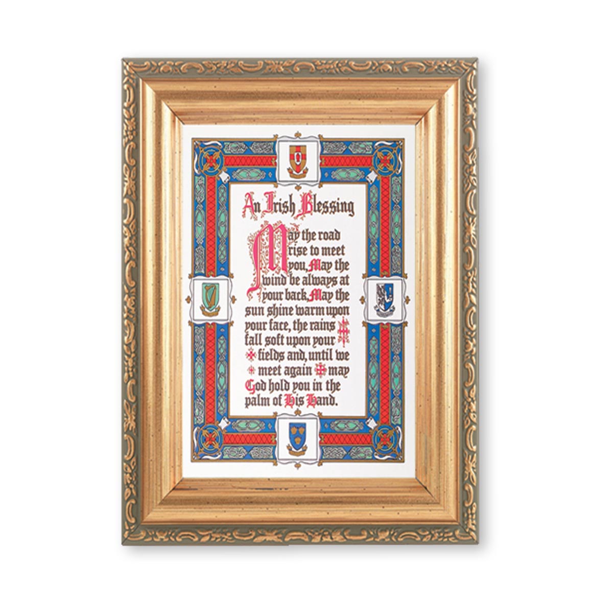 Irish Blessing in Small Gold Frame 461-643