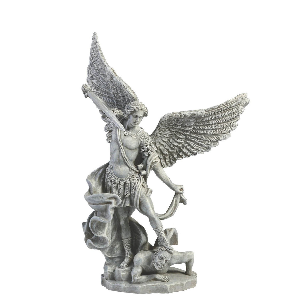8 inch St. Michael Statue in Stone Finish  SR-76519-ST