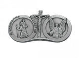 St Christopher and Guardian Angel Visor Clip VC843