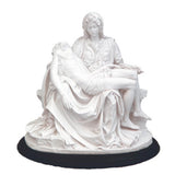 White Pieta on Black Base - 5.75 inches in height