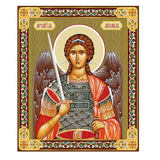 4.75 inch St Michael Gold Foil Icon