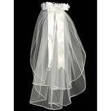 Sophia Floral Crown First Communion Veil