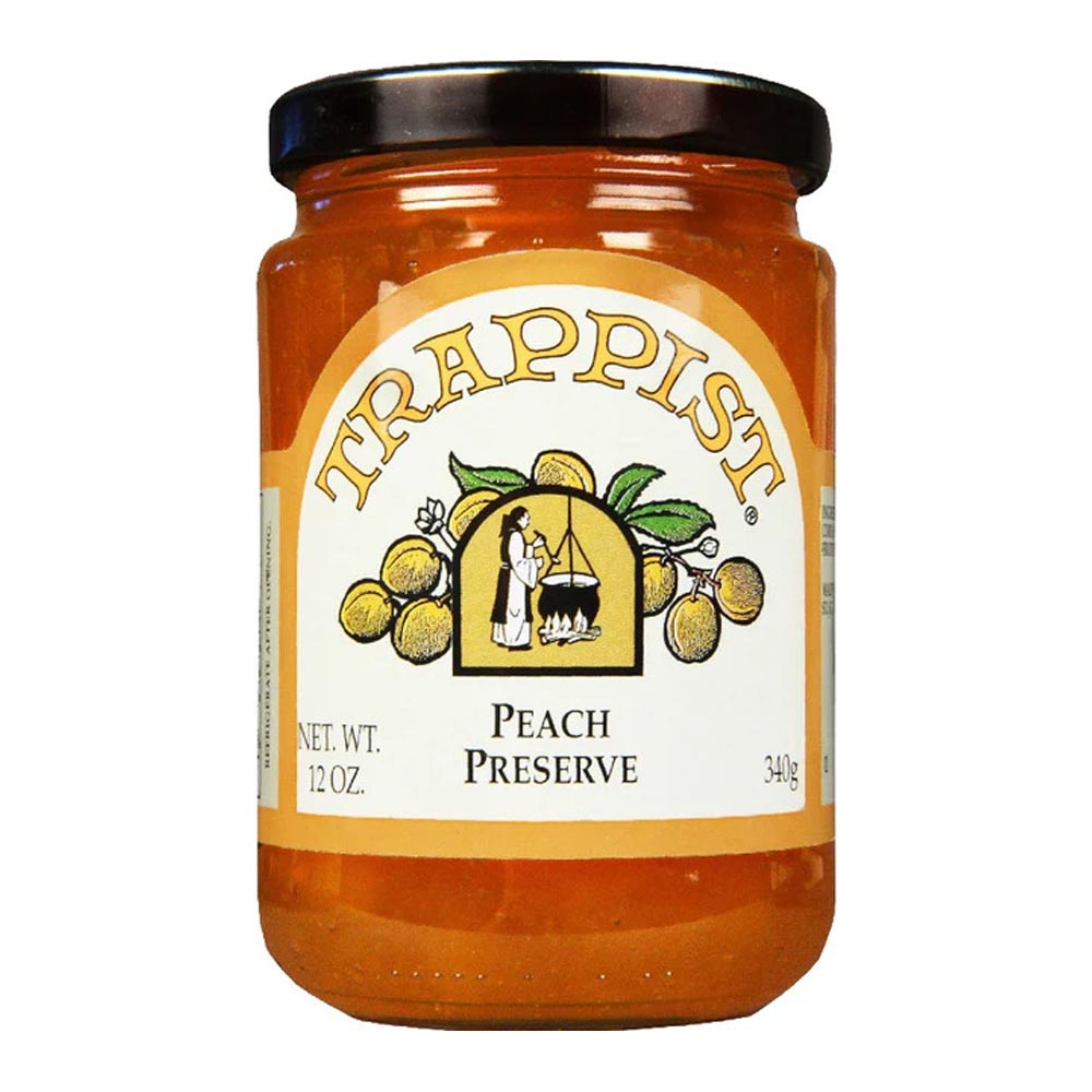 Trappist Peach Preserves 12 oz