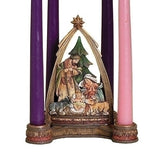 Nativity Arch Advent Candleholder