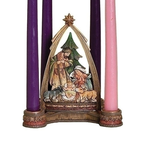 Nativity Arch Advent Candleholder