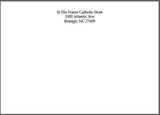 Personalized Joy Deluxe Christmas Cards - 50 cards & envelopes