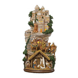 Lighted Stairs Nativity Scene 138535