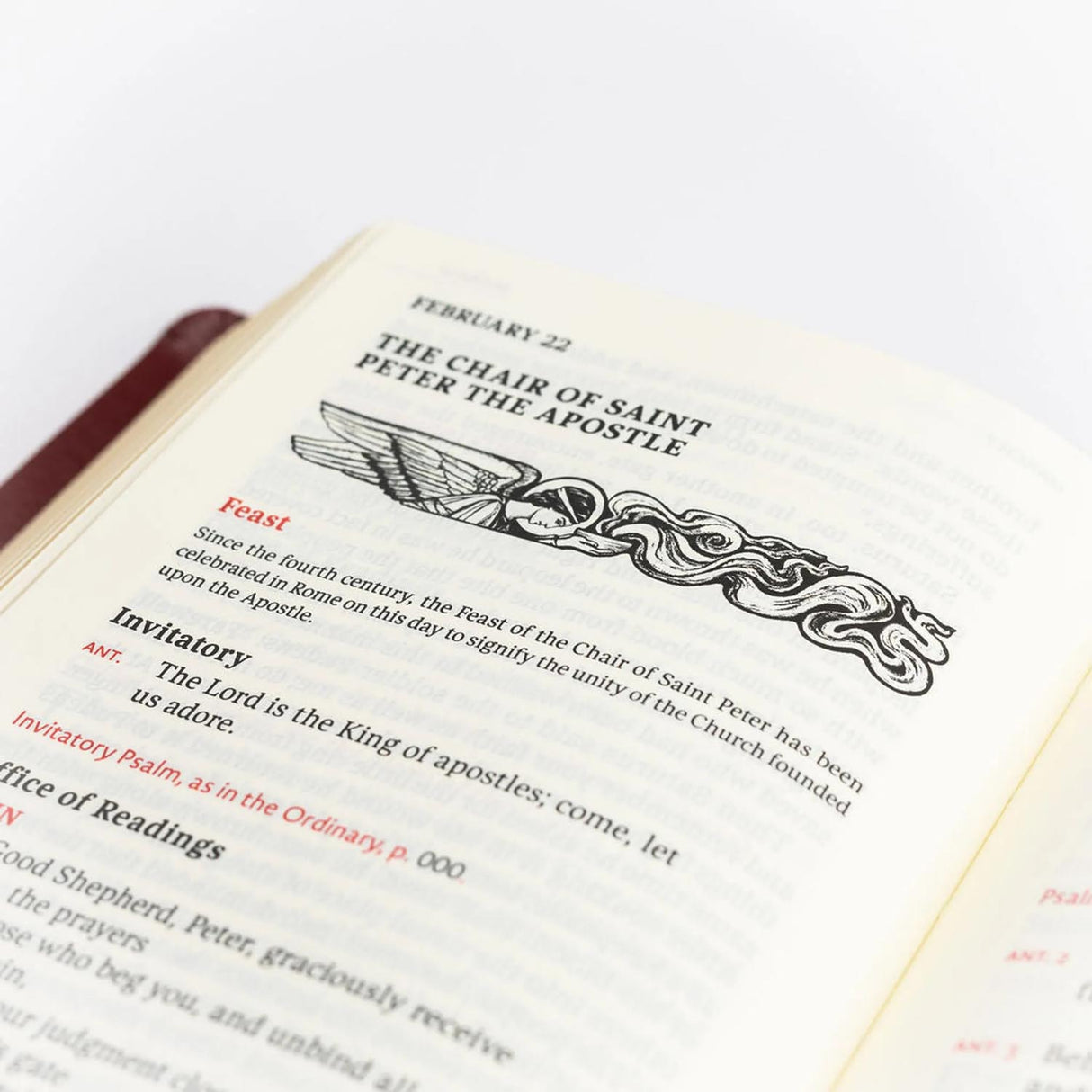4 Volume Liturgy of the Hours 2nd Edition - Large Print Standard Leather Binding