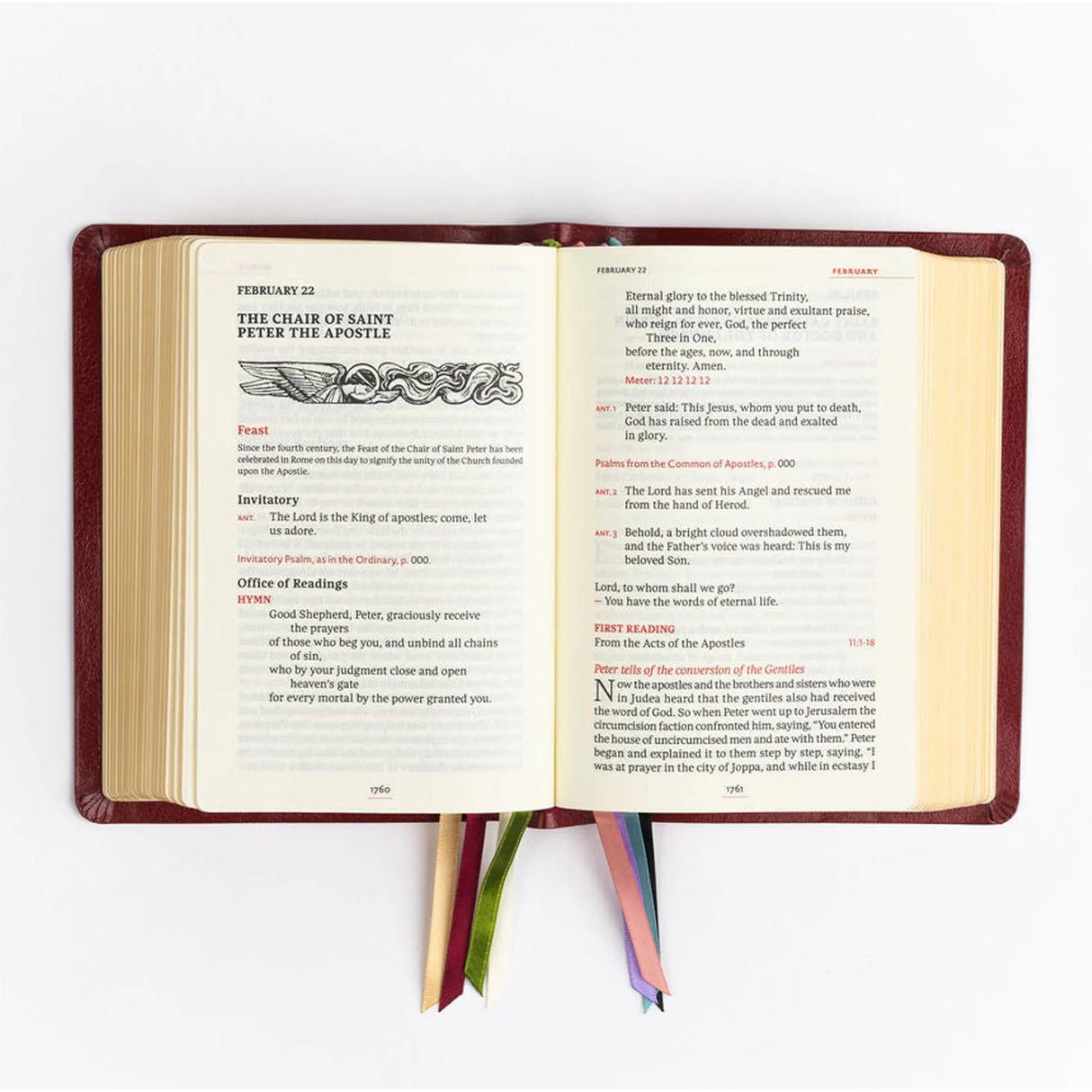 Volume 4 Liturgy of the Hours 2nd Edition - Standard Print Leather Binding