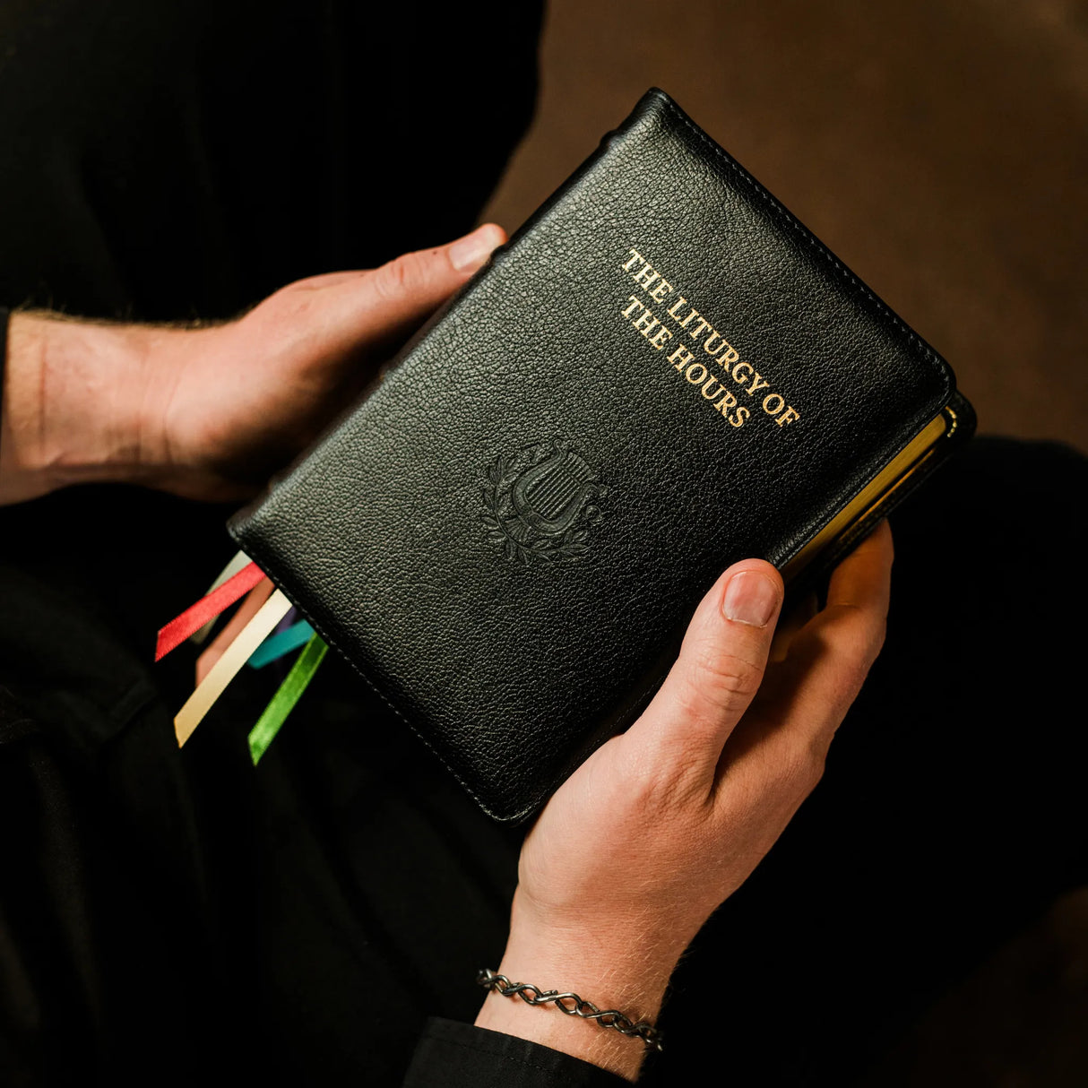 Volume 1 Liturgy of the Hours 2nd Edition - Standard Print Black Premium Leather