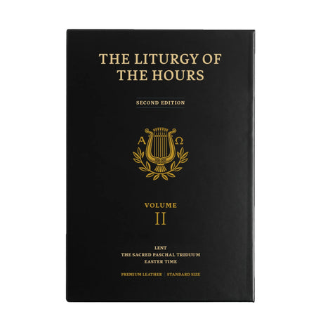 Volume 2 Liturgy of the Hours 2nd Edition - Standard Print Black Premium Leather