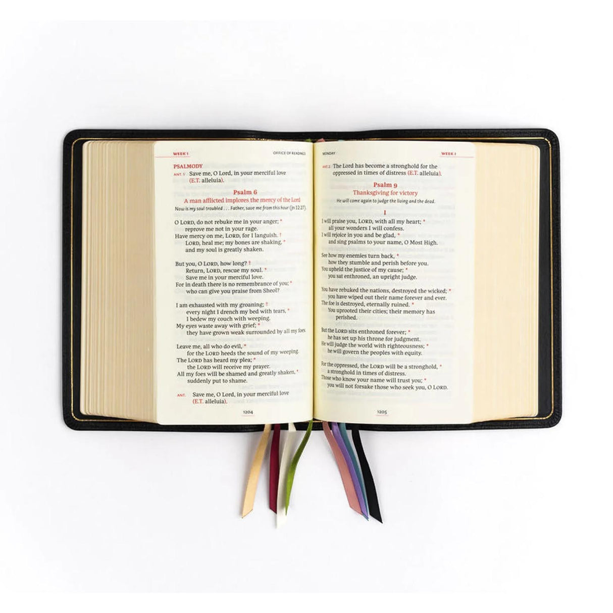 Volume 2 Liturgy of the Hours 2nd Edition - Standard Print Black Premium Leather