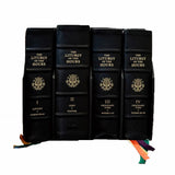4 Volume Set Liturgy of the Hours 2nd Edition - Premium Black Leather