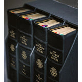 4 Volume Set Liturgy of the Hours 2nd Edition - Premium Black Leather