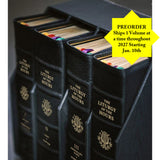 4 Volume Set Liturgy of the Hours 2nd Edition - Premium Black Leather