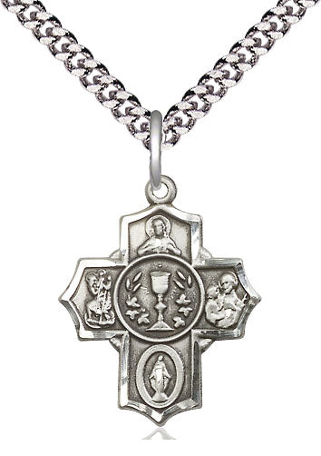 Sterling 5 Way Communion Cross Medal 2004SS