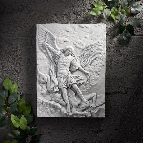 15in St Michael Wall Plaque T7644