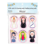 Saints for Girls Foam Magnets