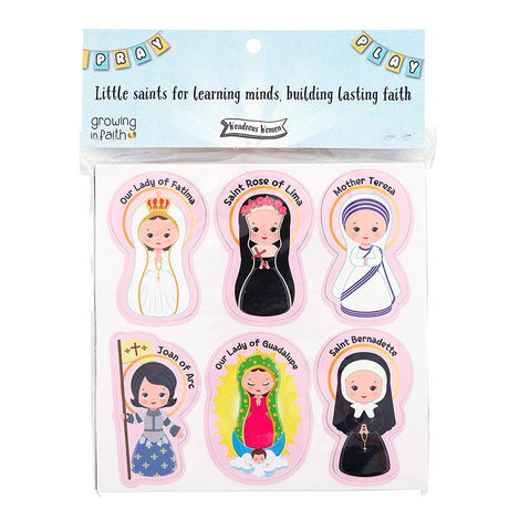 Saints for Girls Foam Magnets