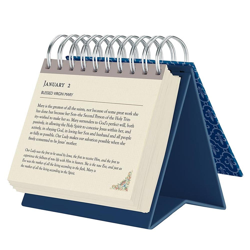 Perpetual Lives of the Saint Desktop Calender