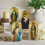 6x3" Our Lady of Grace Arched Block Plaque