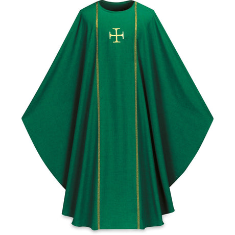 Pius Embroidered Cross Chasuble no. 3576