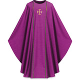 Pius Embroidered Cross Chasuble no. 3576