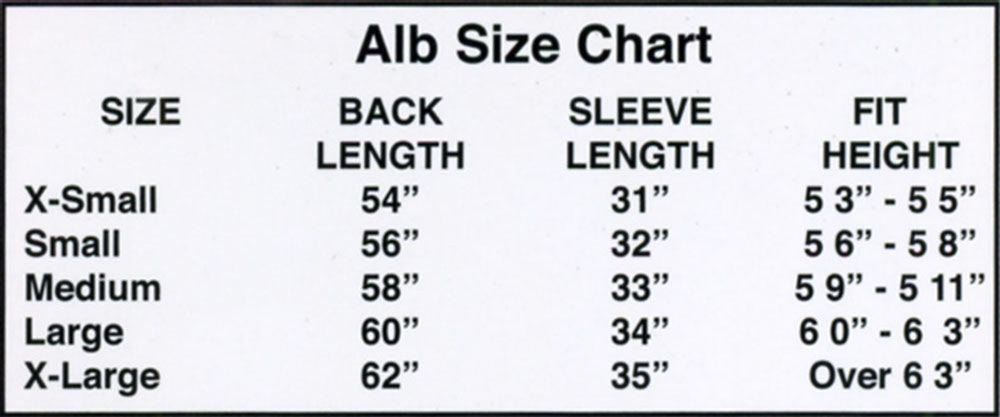 Concelebration Albs in Tropical Poly/Wool - With or Without Hood