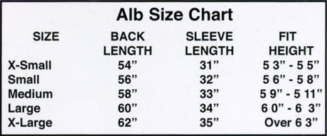 Concelebration Albs in No Iron Scandia - With or Without Hood