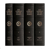 4 volume set Liturgy of the Hours - Standard Natural Grain Leather