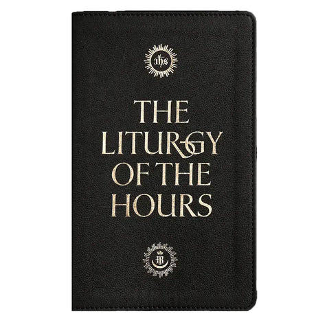 4 volume set Liturgy of the Hours - LARGE PRINT Natural Grain Leather