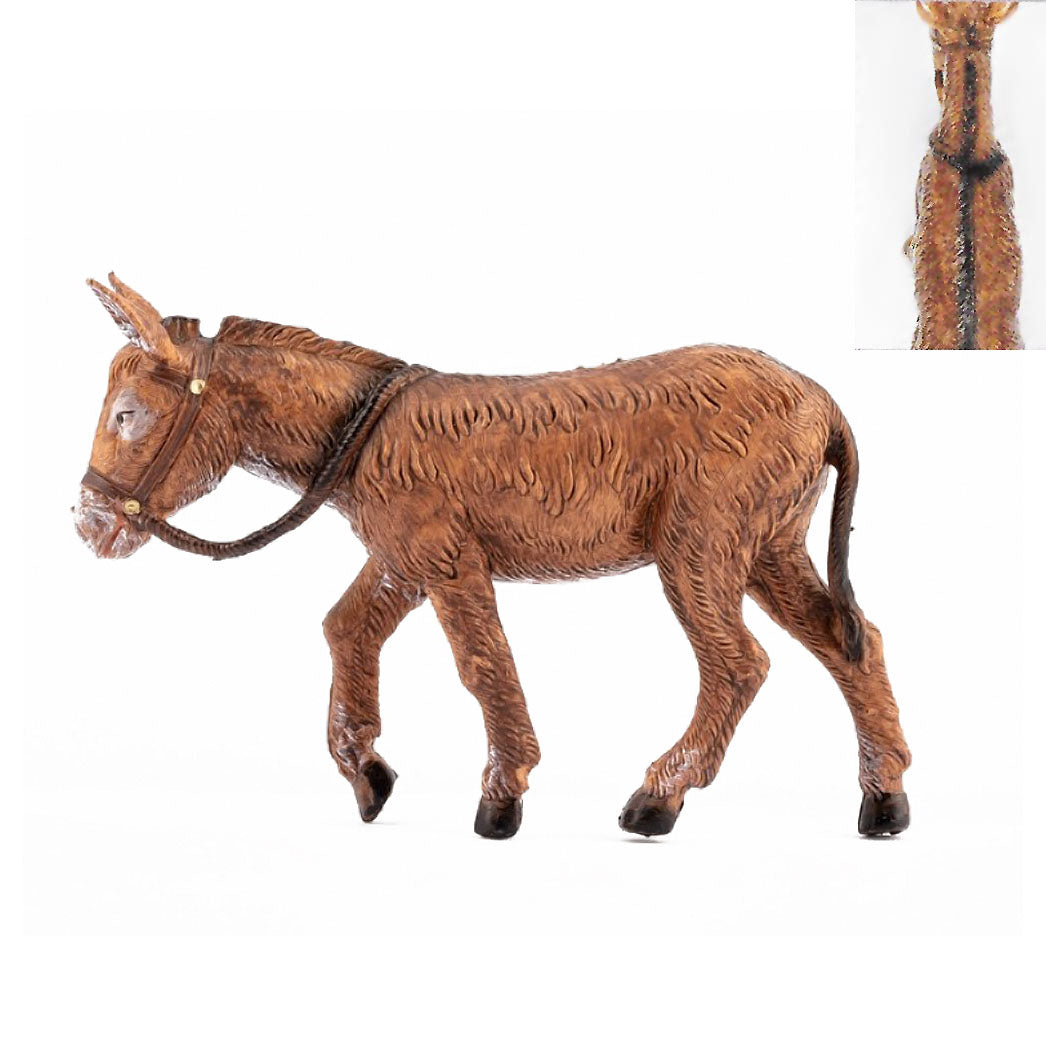 Fontanini Donkey with Cross Figure - no. 54085