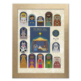 Nativity Playset 13 pc MDF
