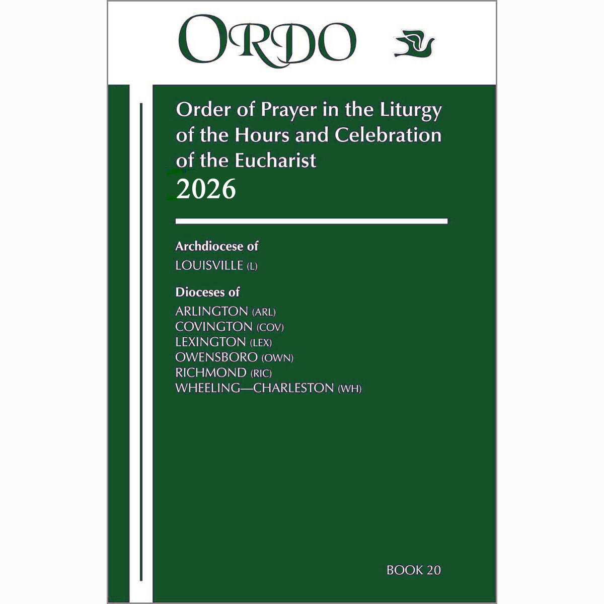 ORDO Book 20  - Louisville Archdiocese Edition for 2026