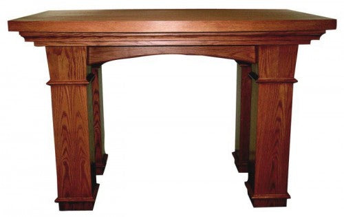 Altar with Boat Shaped Layered Top 525