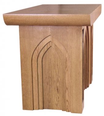 Neo-Gothic Altar with Closed Front 635 in 3 Sizes