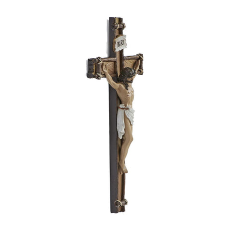 10 inch Woodlook Wall Crucifix