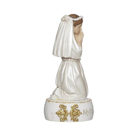 Kneeling First Communion Girl Figurine 41969